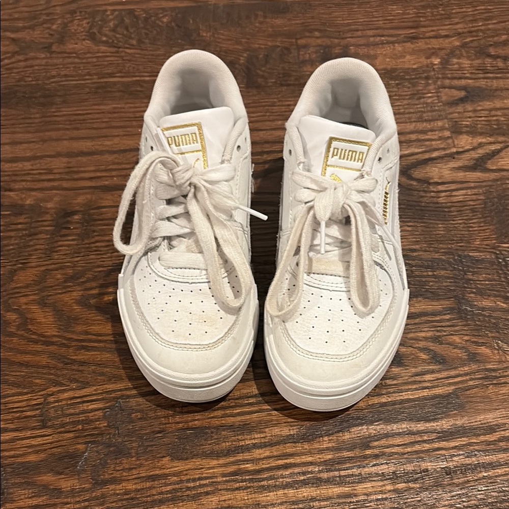 Puma Kids White Sneakers
